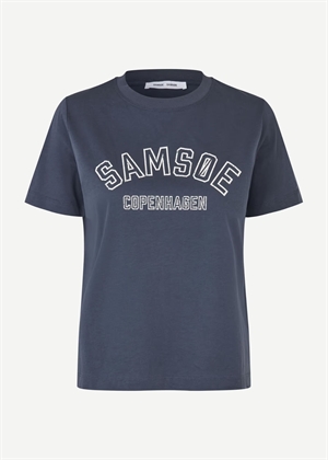 Sacamino ss tee Ombre Blue Logo Samsøe